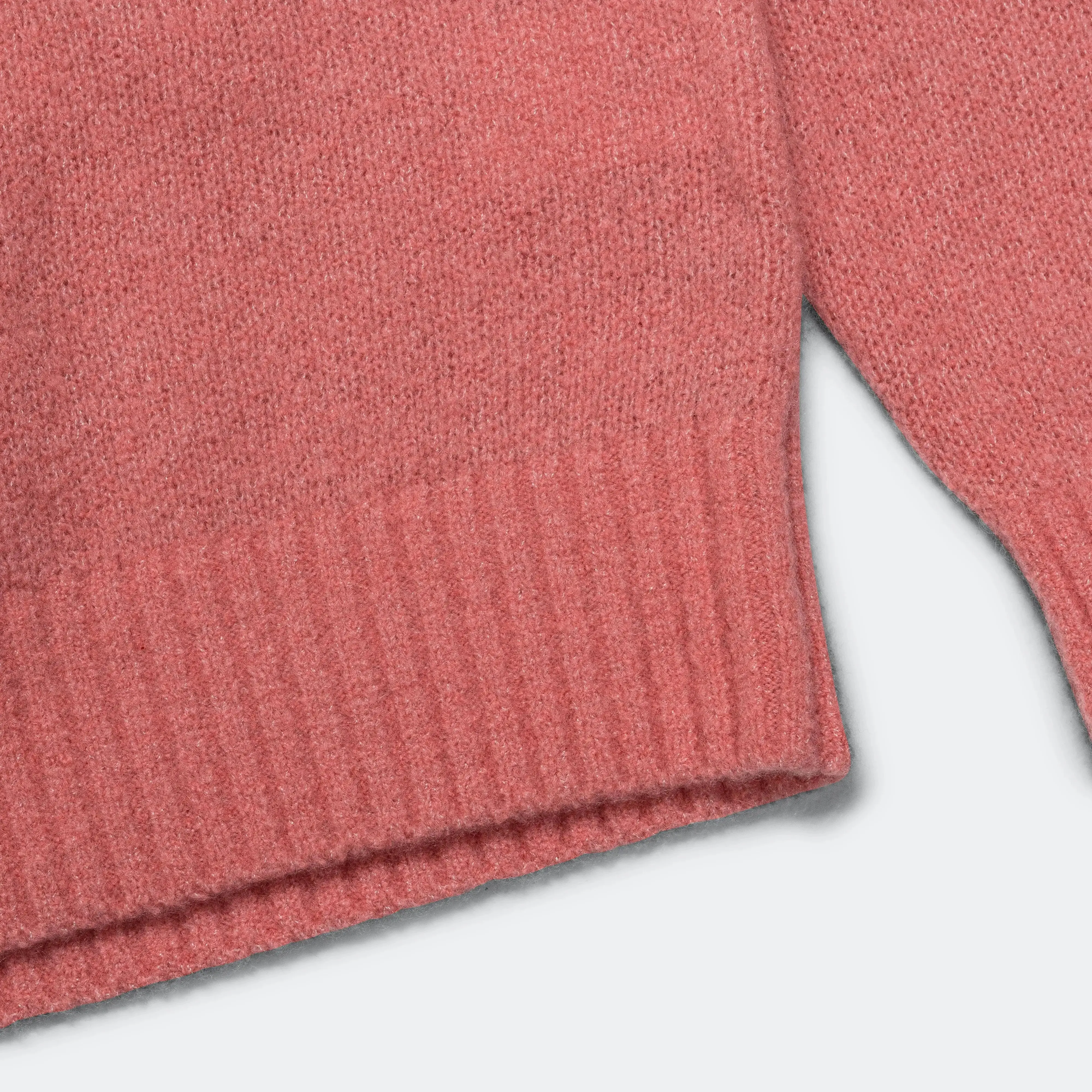 7G Cashmere/Silk Crew - Pink