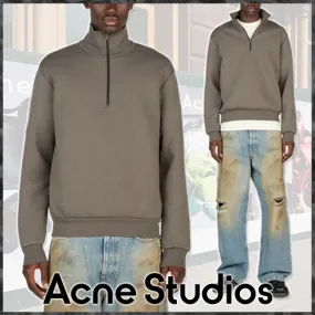 Acne Studios  |Street Style Long Sleeves Cotton Designers Sweatshirts