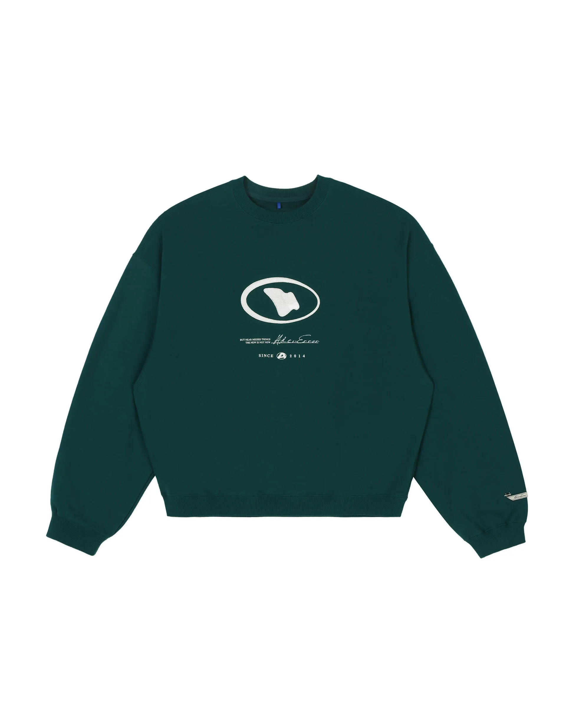 ADERERROR  |Unisex Street Style Long Sleeves Logo Sweatshirts