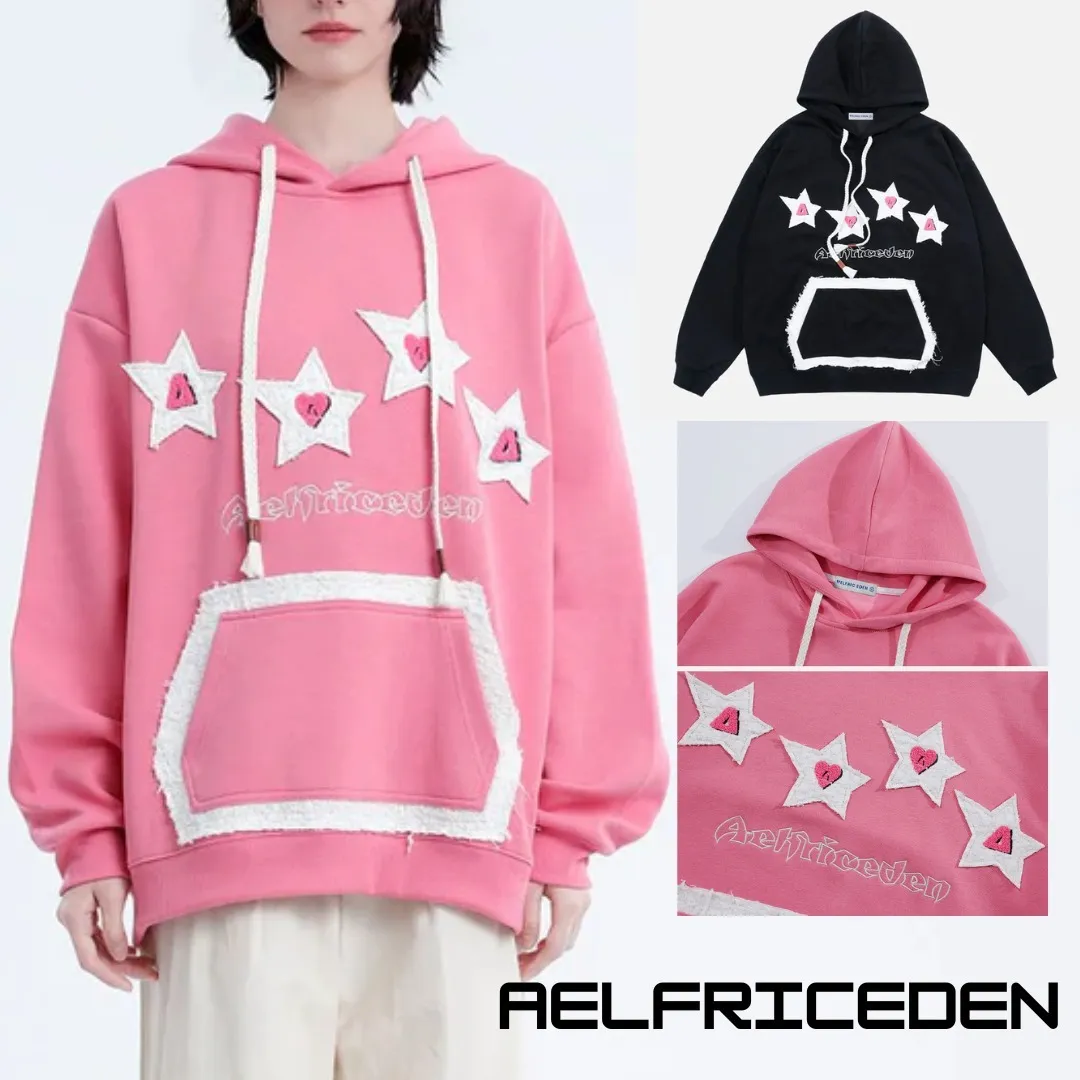 Aelfric Eden  |Pullovers Star Unisex Blended Fabrics Street Style