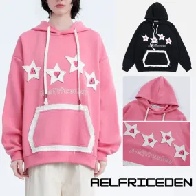 Aelfric Eden  |Pullovers Star Unisex Blended Fabrics Street Style