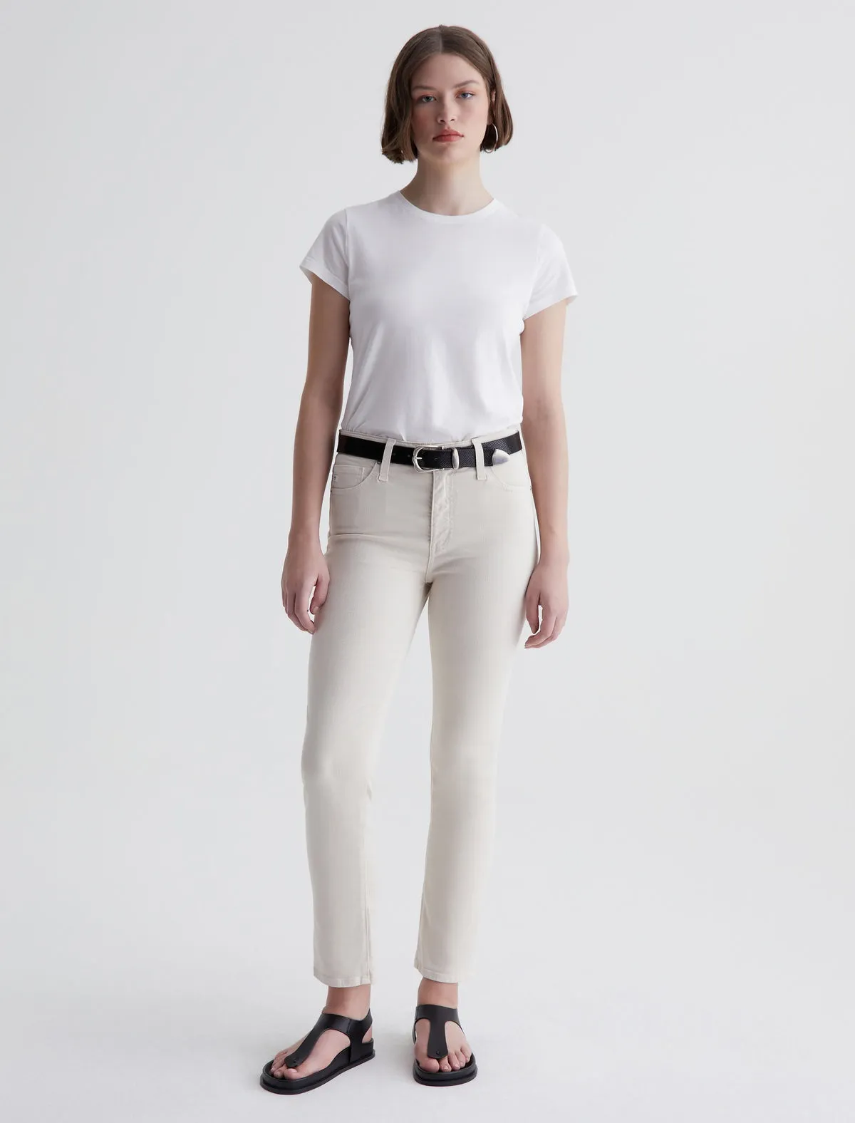 AG Jeans Mari Crop Jean in Opal Stone