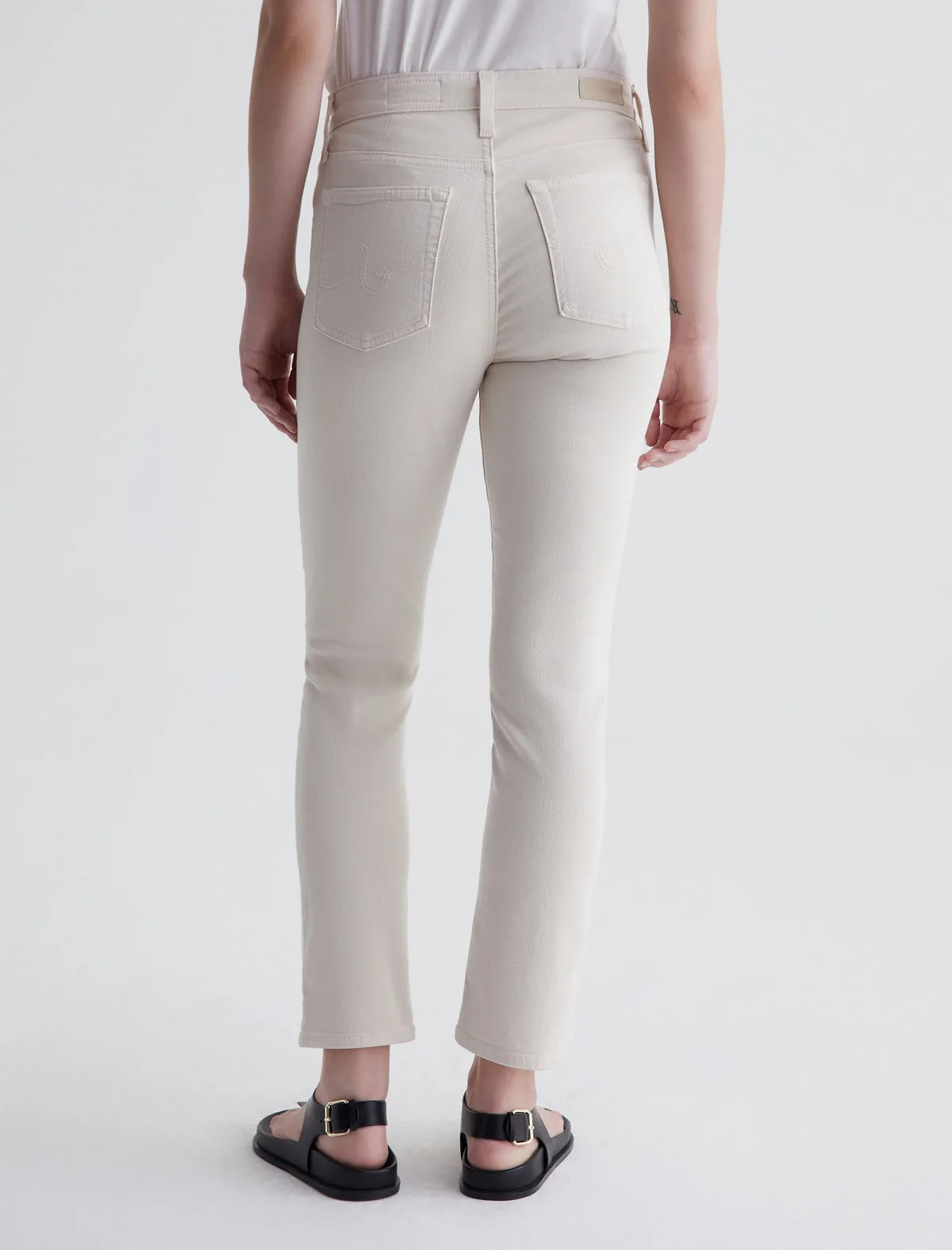 AG Jeans Mari Crop Jean in Opal Stone