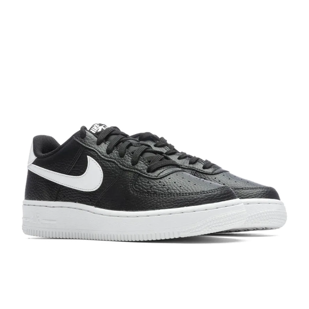 Air Force 1 (GS) - Black/White