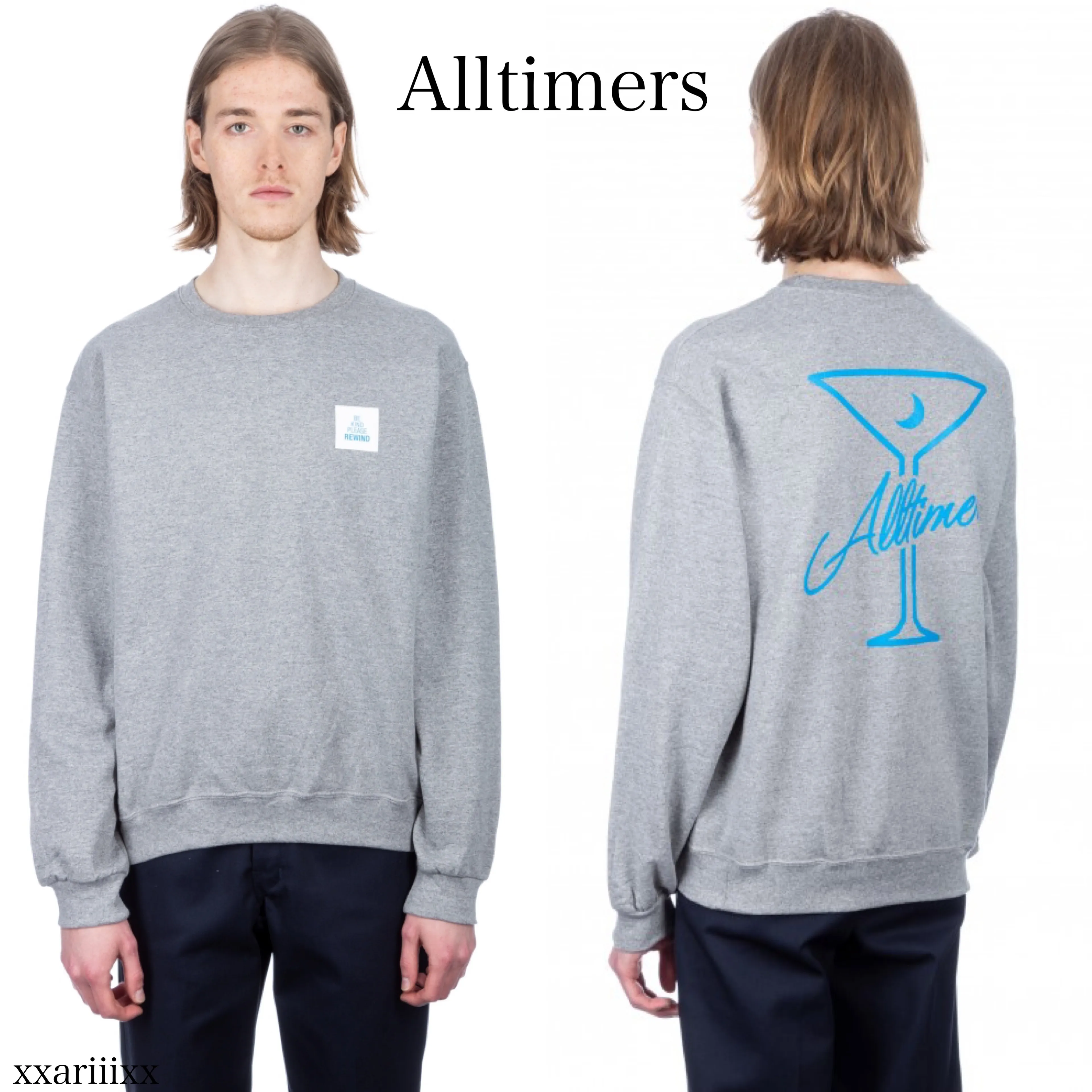 Alltimers  |Crew Neck Pullovers Unisex Sweat Street Style Long Sleeves