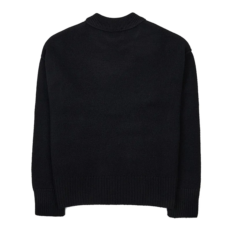 AMI PARIS  |Pullovers Heart Unisex Wool Street Style Long Sleeves Plain