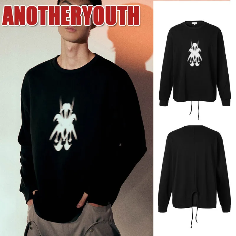 ANOTHERYOUTH  |●ANOTHERYOUTH●003-23 tail long sleeve - black / unisex