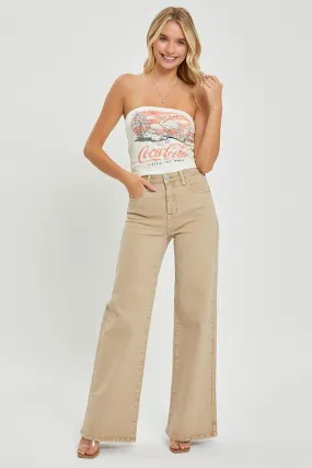 Any Season Wide Leg Denim(l17)