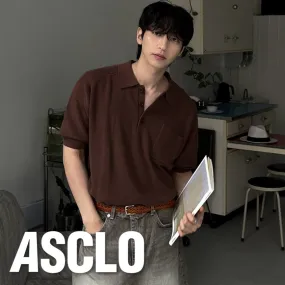 ASCLO  |Pullovers Unisex Street Style Plain Short Sleeves Oversized