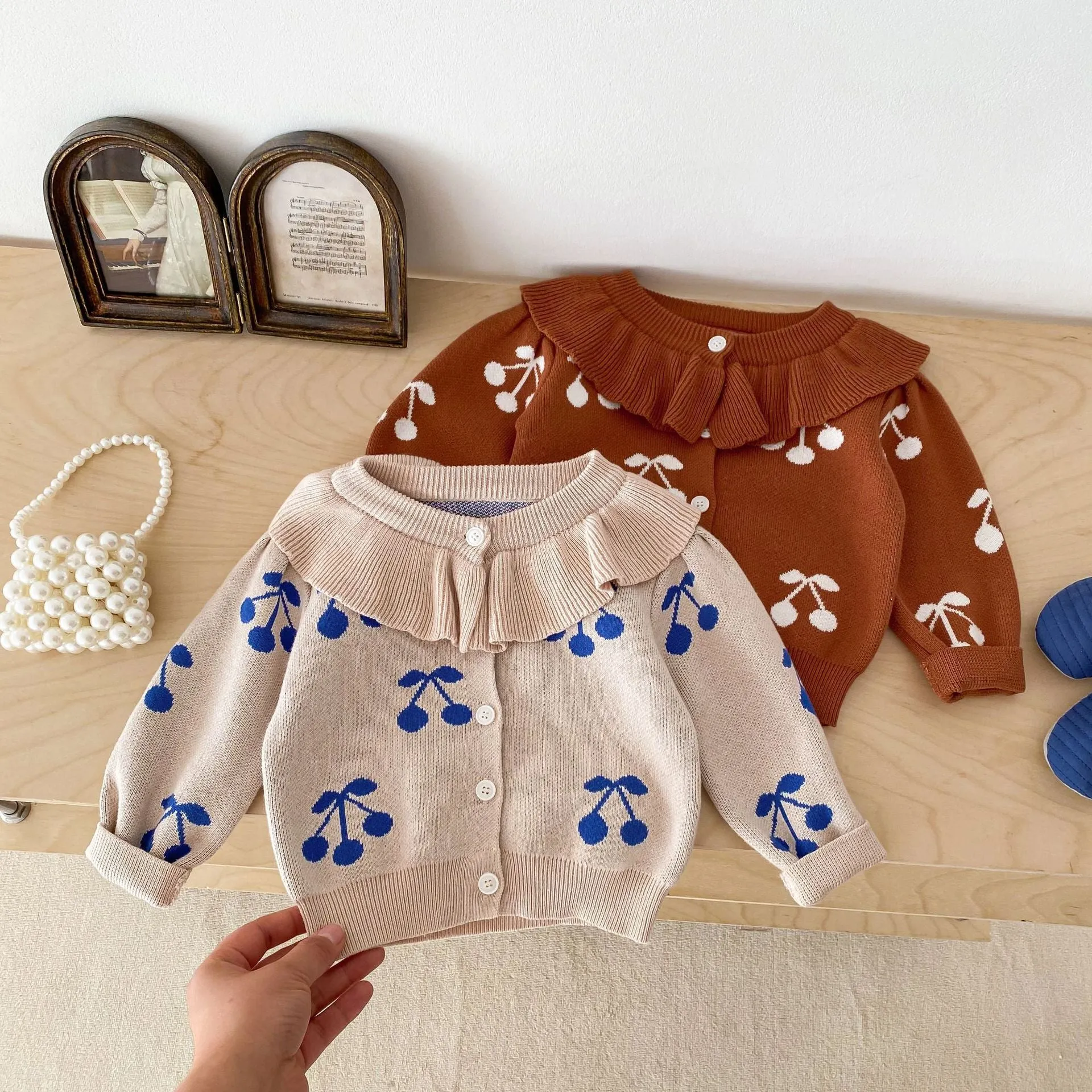 Baby Kid Girls Fruit Cardigan Wholesale 240301152