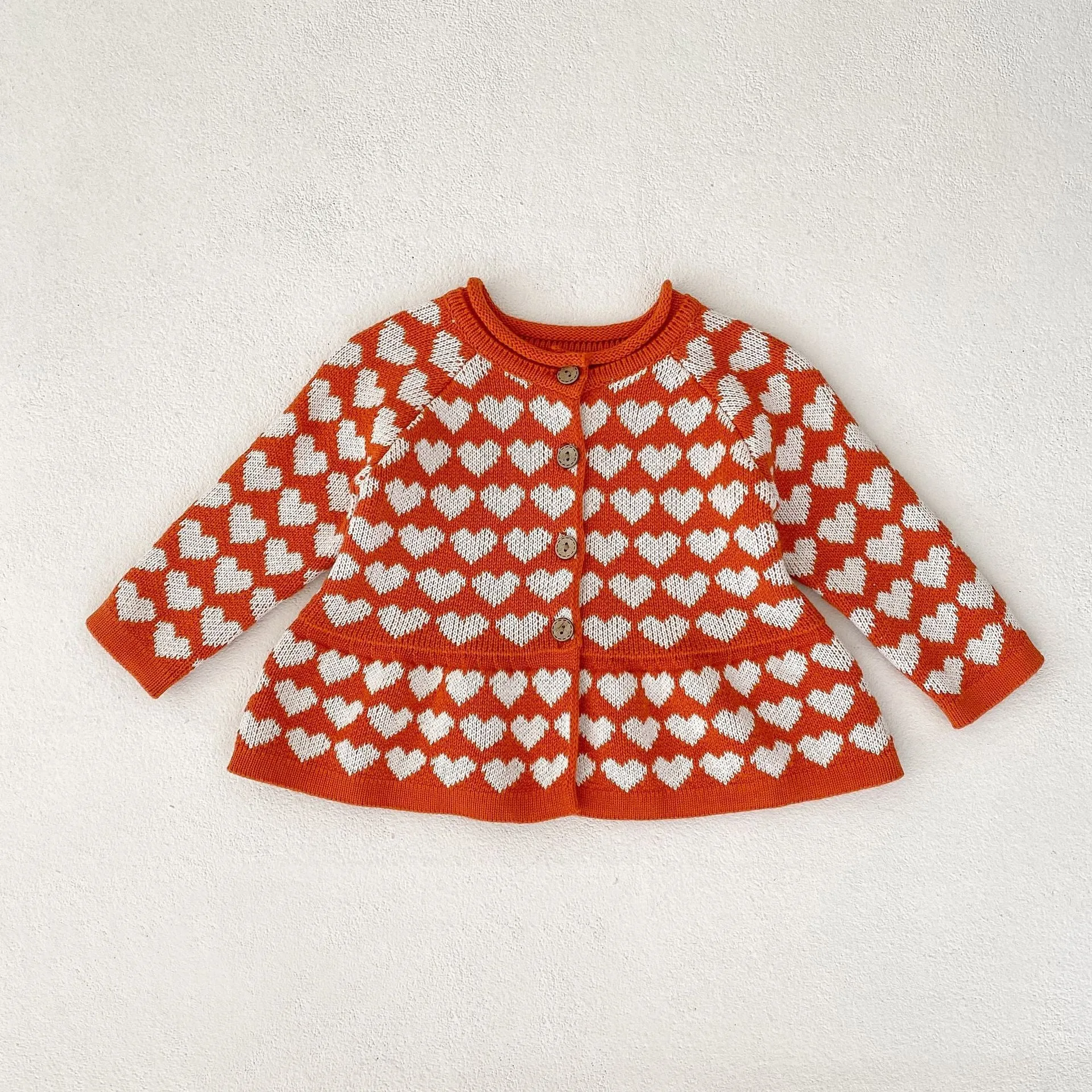 Baby Kid Girls Love heart Cardigan Wholesale 230828238