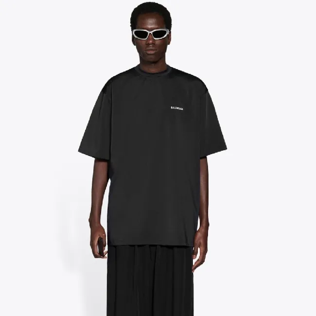 BALENCIAGA  |Crew Neck Pullovers Unisex Street Style Plain Short Sleeves