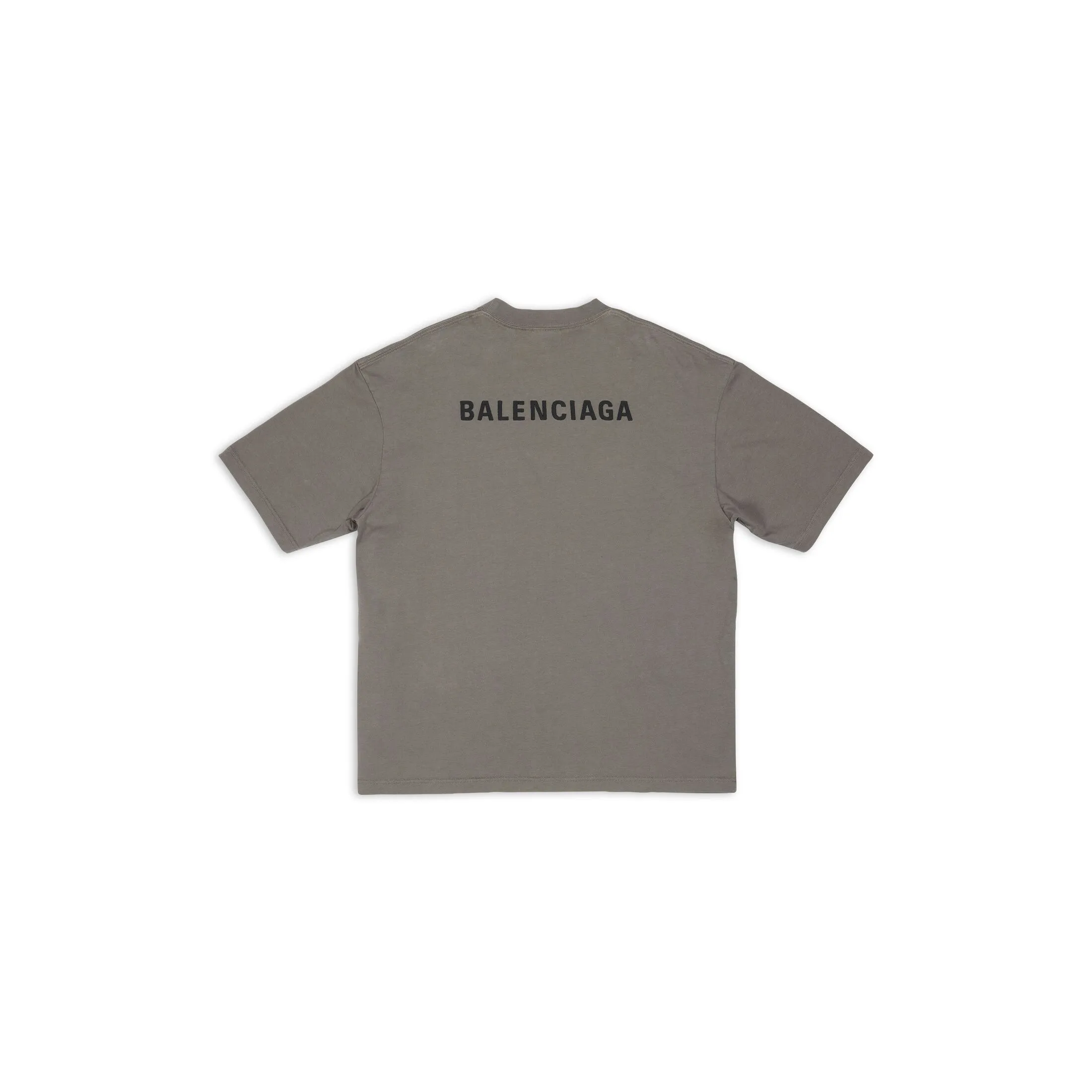 BALENCIAGA  |Men's Logo T-shirt Medium Fit in Black