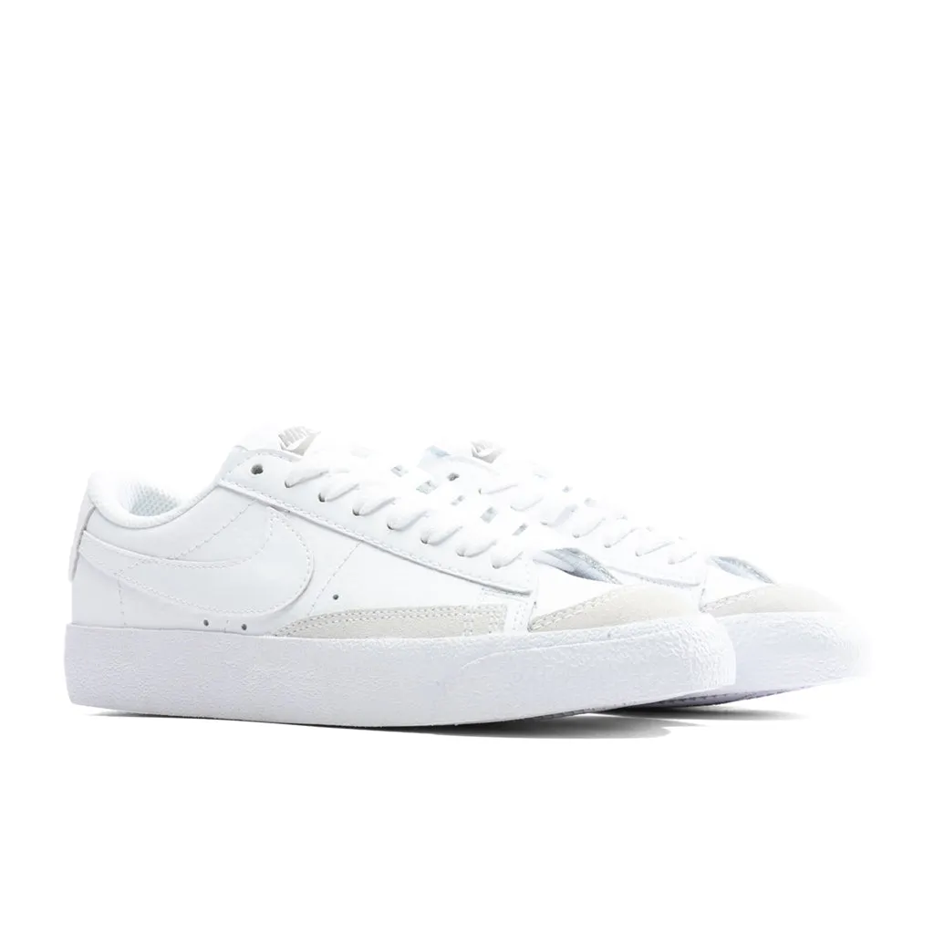 Blazer Low '77 (GS) - White/Clear/Flat Pewter