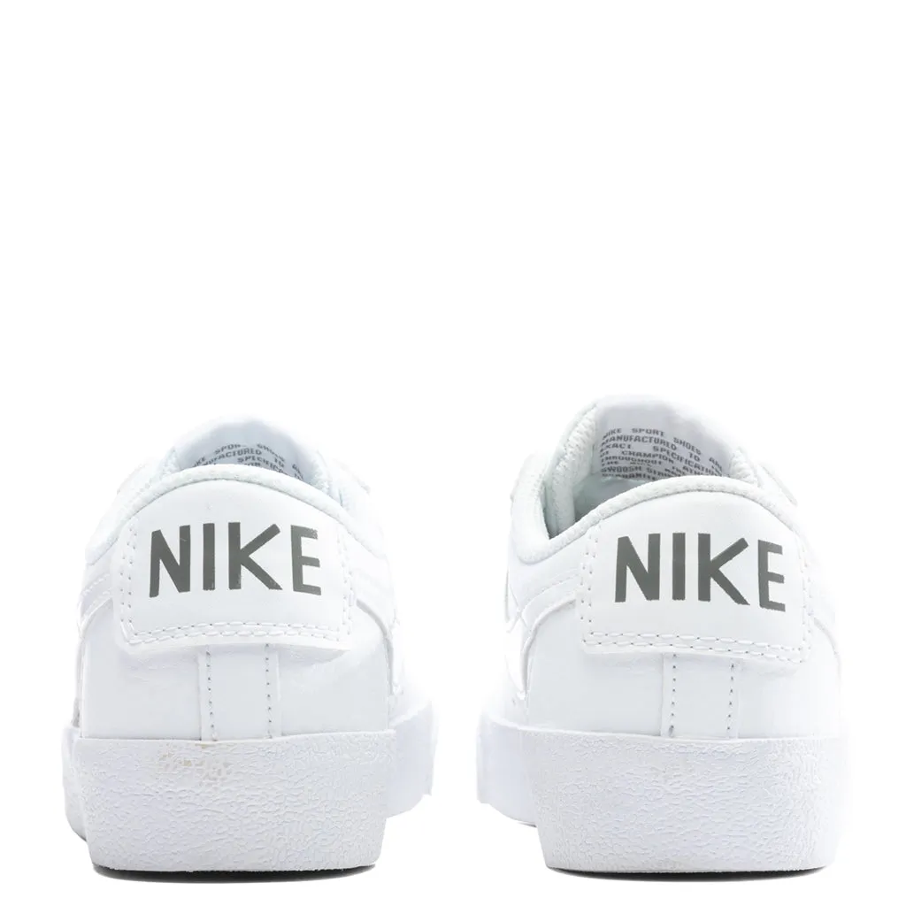 Blazer Low '77 (GS) - White/Clear/Flat Pewter