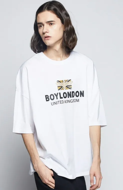 BOY LONDON  |Crew Neck Pullovers Unisex Street Style