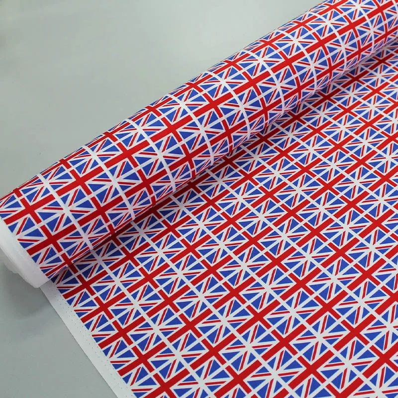 British Icons Cotton - Neat Union Jacks