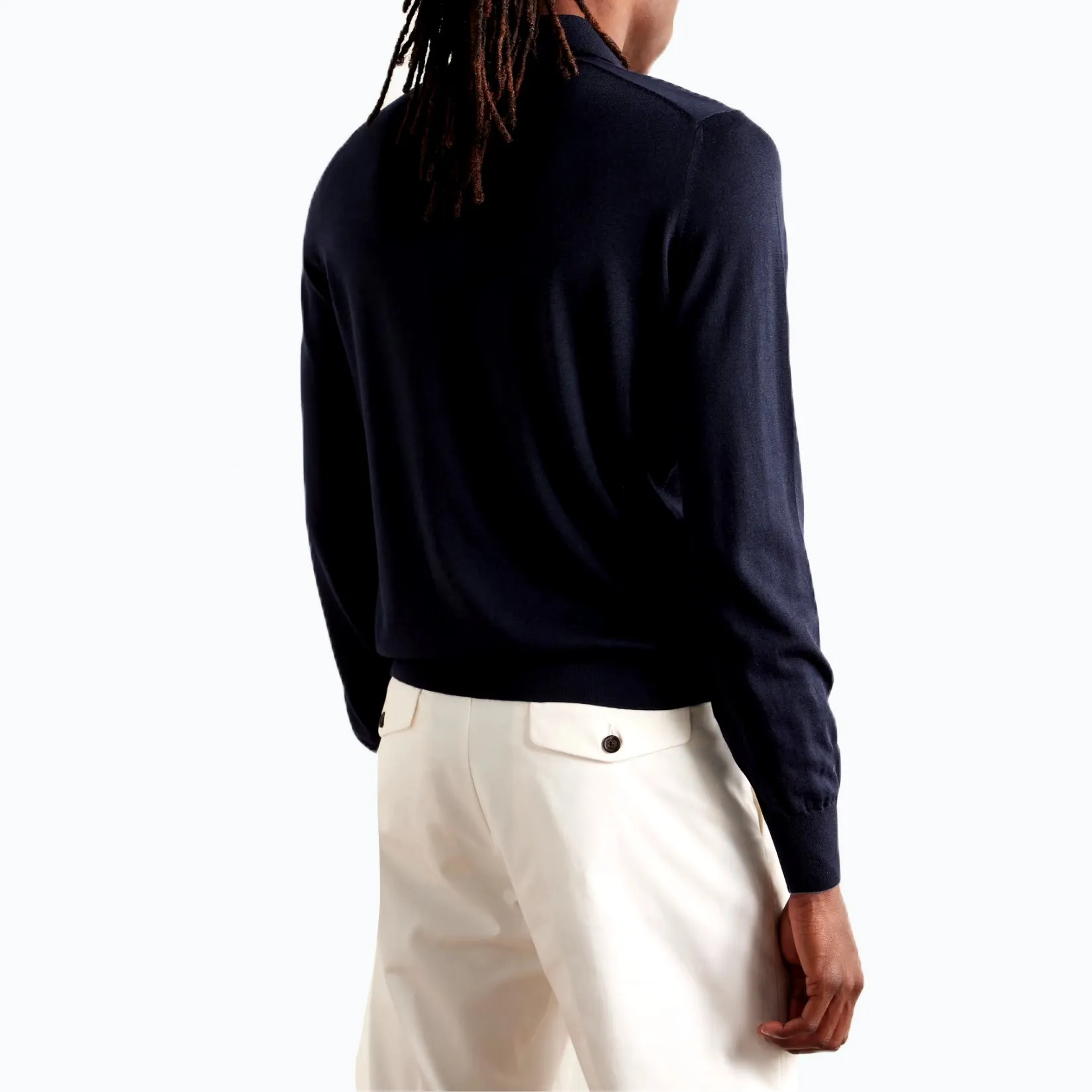 BRUNELLO CUCINELLI  |Wool Cashmere Blended Fabrics Long Sleeves Polos