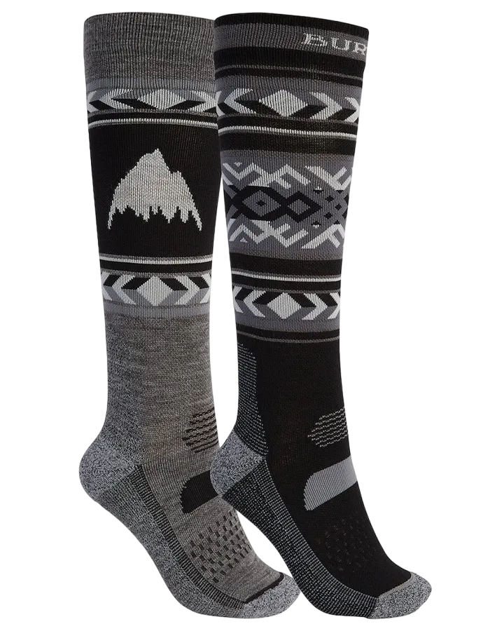 Burton Women's Performance Lightweight Sock 2-Pack - True Black