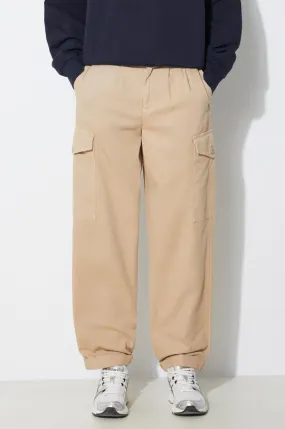 Carhartt WIP cotton trousers Collins Pant beige color I029789.1YAGD