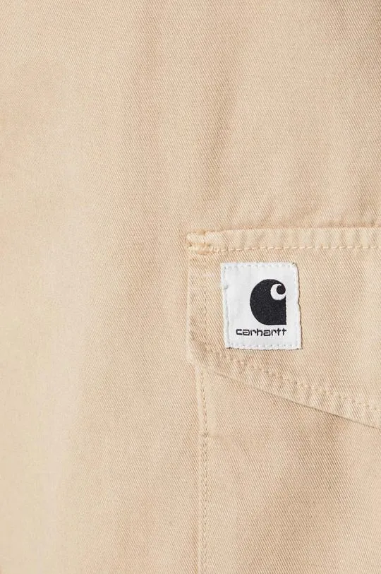 Carhartt WIP cotton trousers Collins Pant beige color I029789.1YAGD