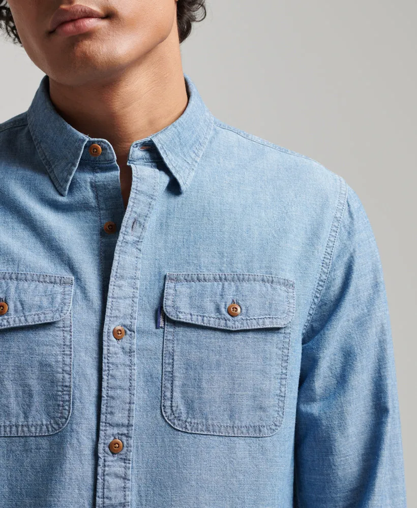 Chambray Trailsman Shirt | Worn Wash Indigo