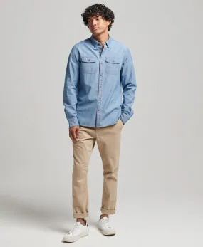 Chambray Trailsman Shirt | Worn Wash Indigo