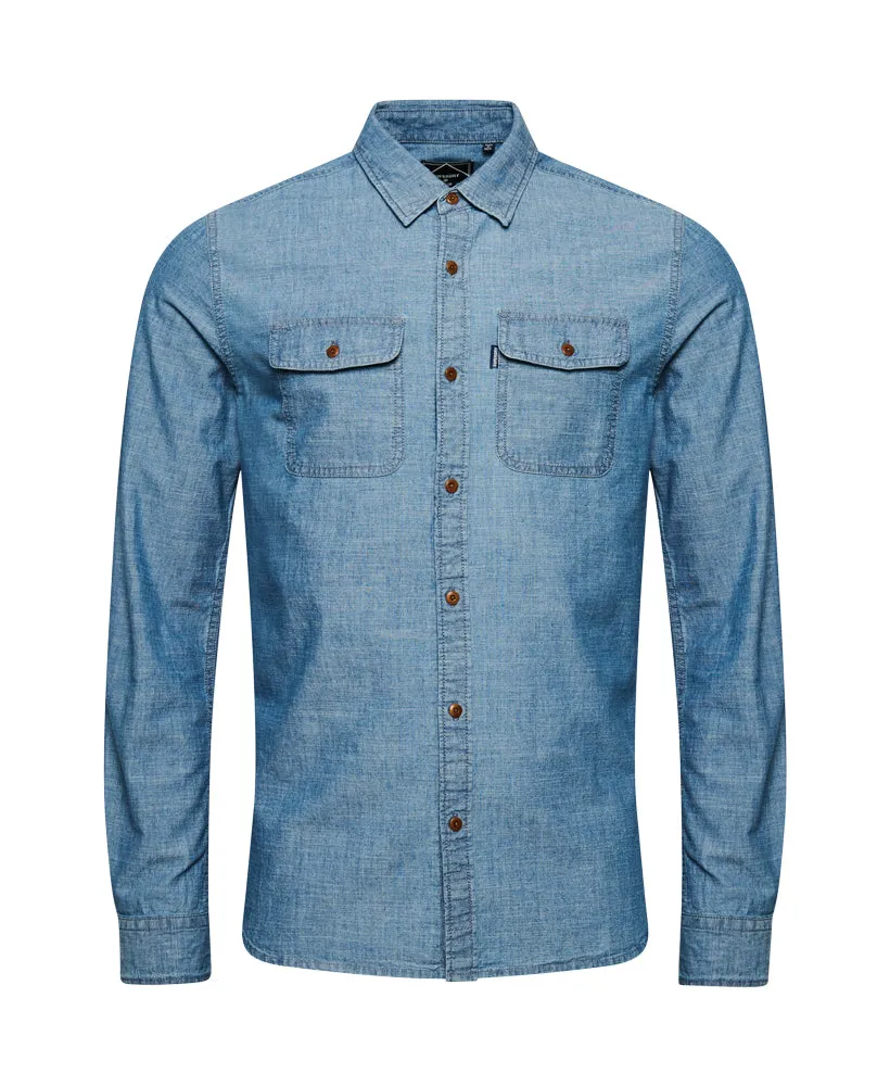 Chambray Trailsman Shirt | Worn Wash Indigo