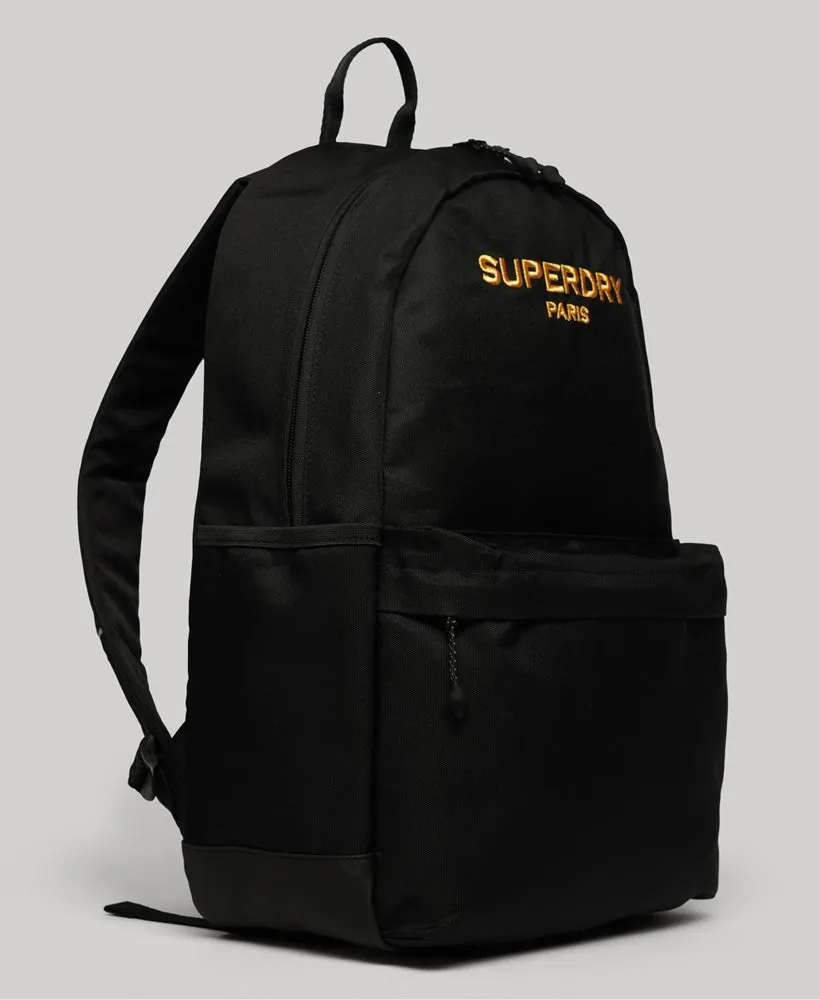 City Montana Rucksack | Black/Gold