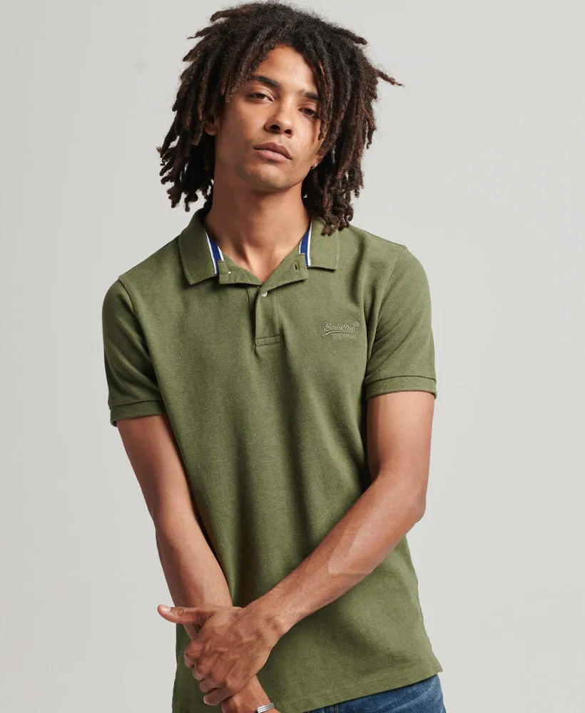 Classic Pique Polo Shirt | Thrift Olive Marle