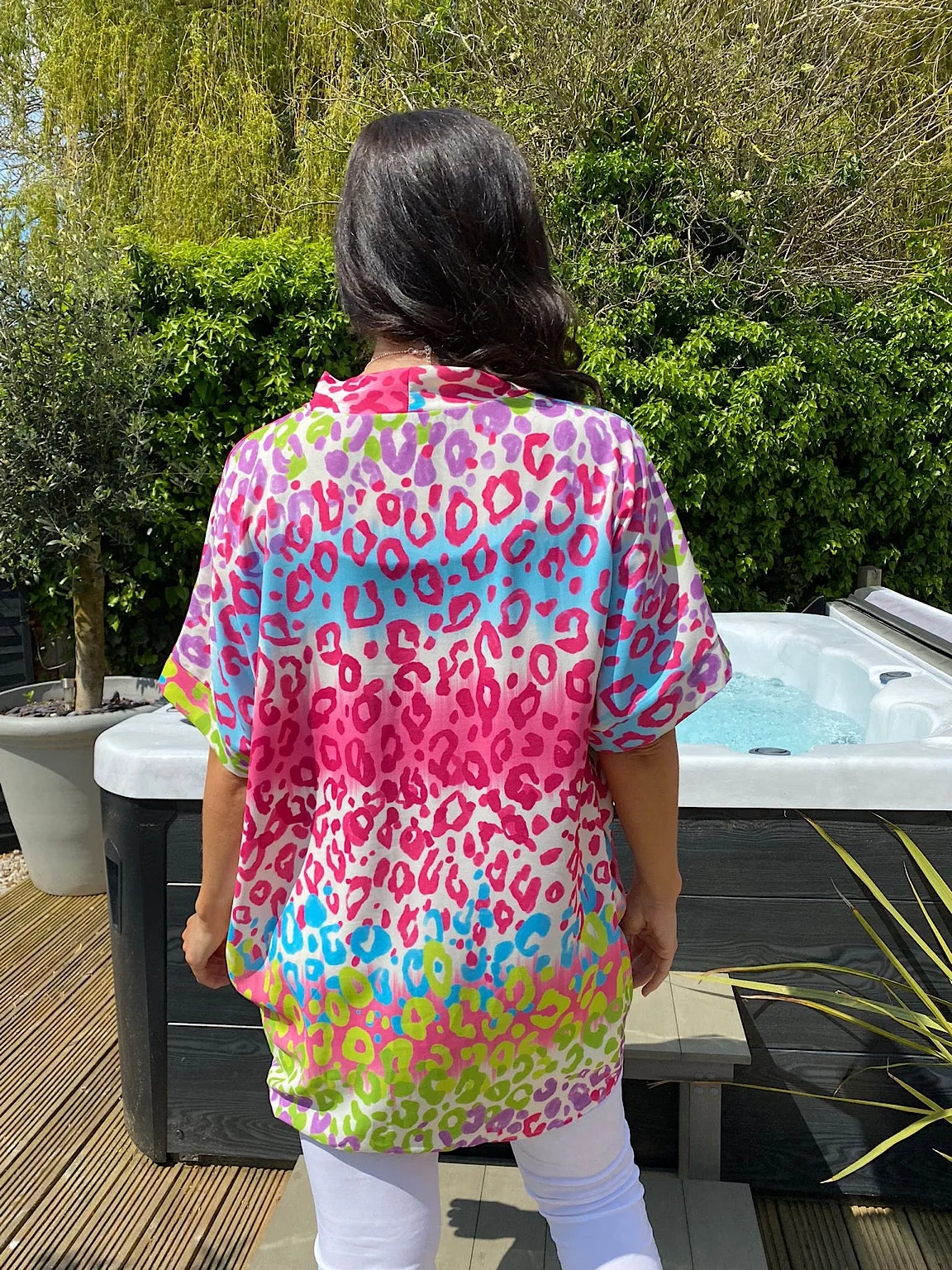 Colourful Leopard Tunic Leah