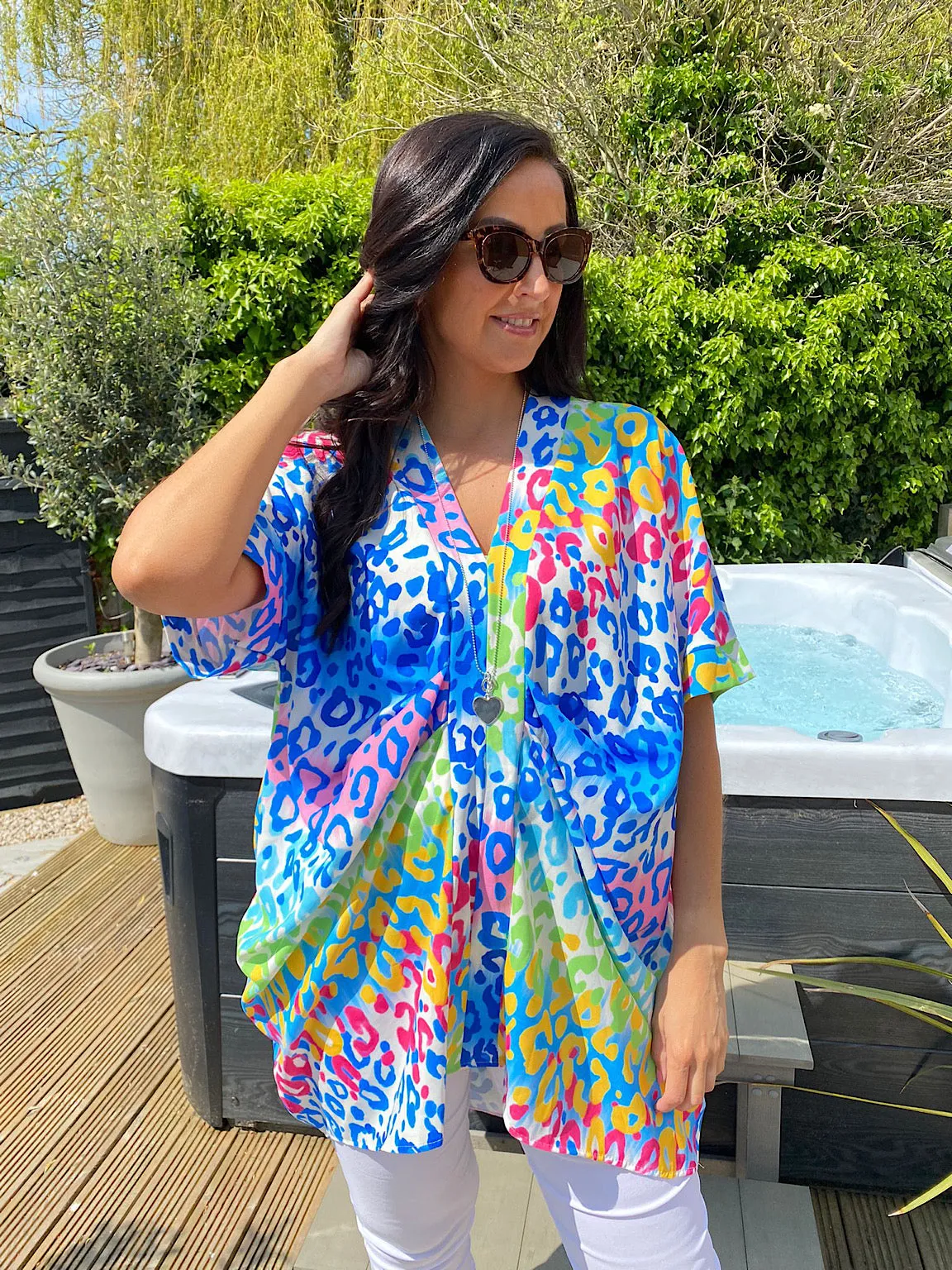 Colourful Leopard Tunic Leah