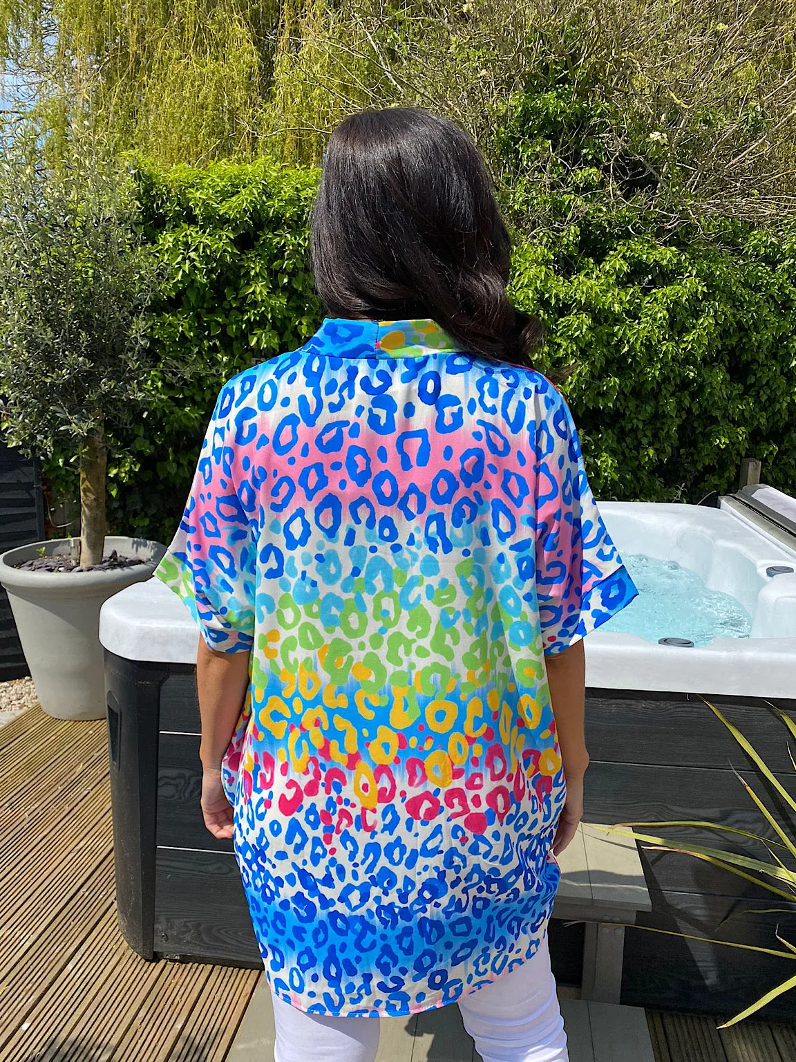 Colourful Leopard Tunic Leah