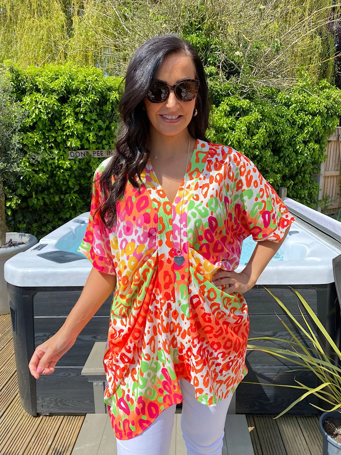 Colourful Leopard Tunic Leah