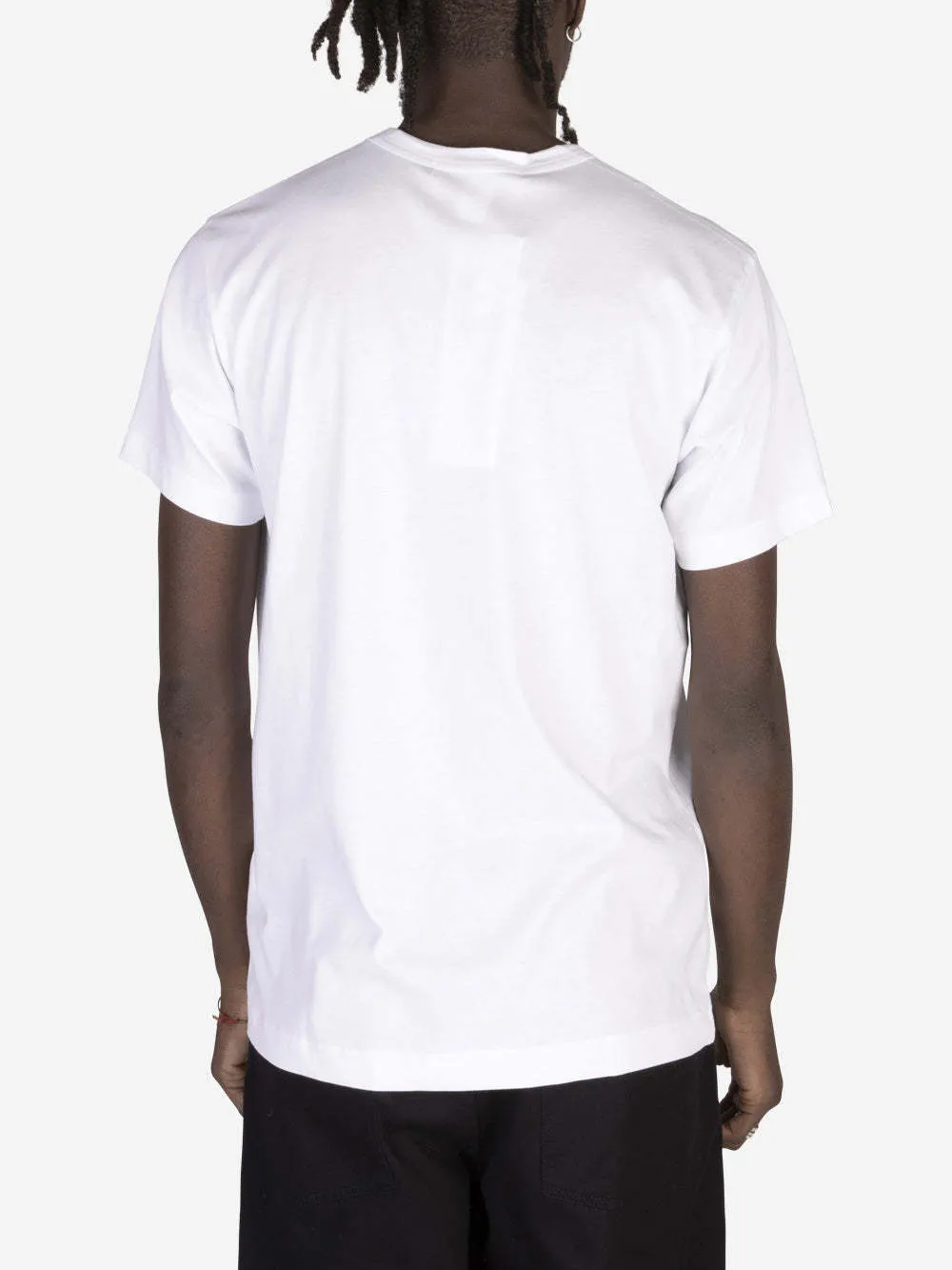 COMME des GARCONS  |Crew Neck Pullovers Unisex Street Style Cotton Short Sleeves