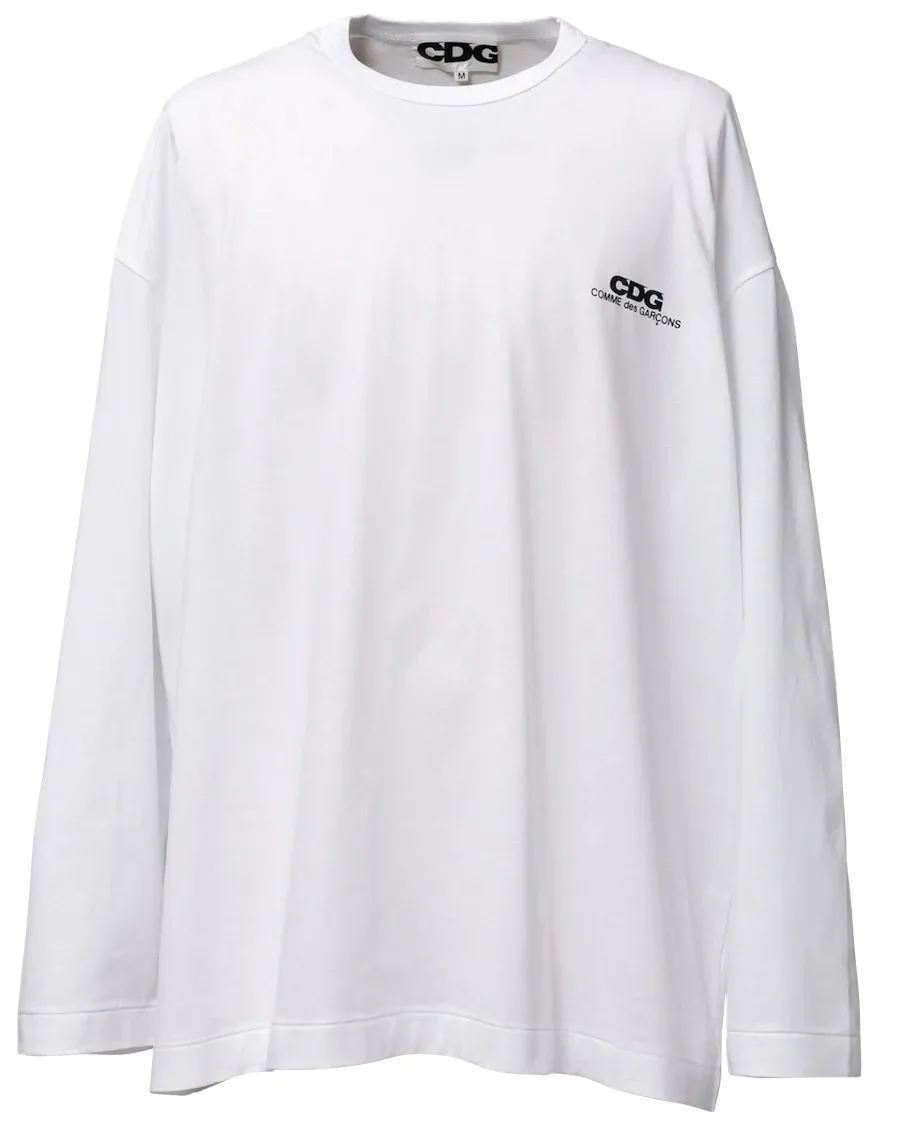 COMME des GARCONS  |Crew Neck Pullovers Unisex Street Style Long Sleeves Cotton