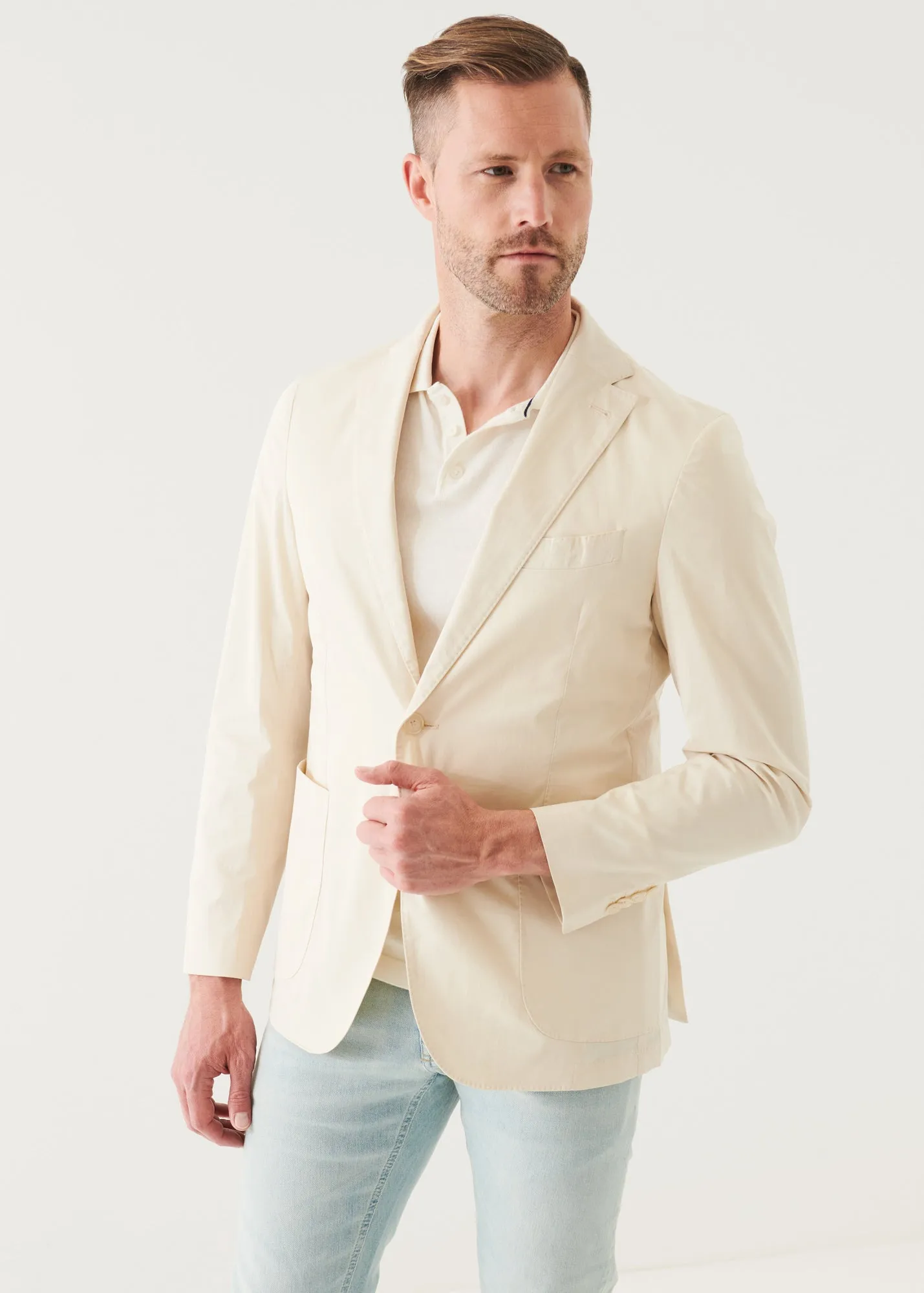 COTTON BLEND BLAZER