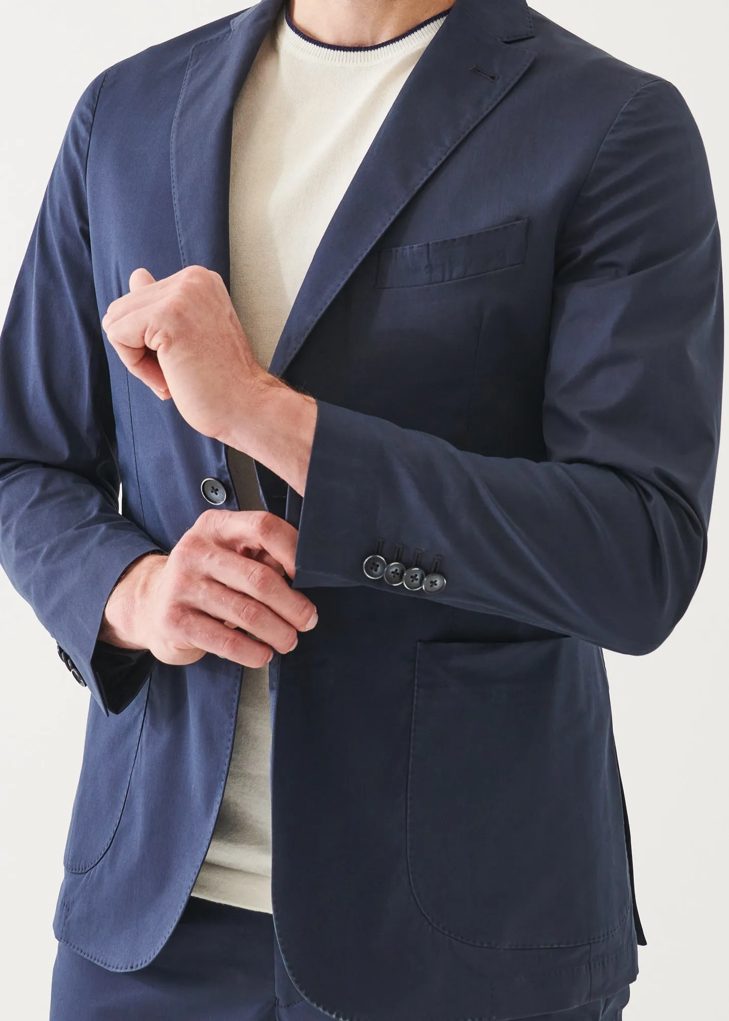 COTTON BLEND BLAZER