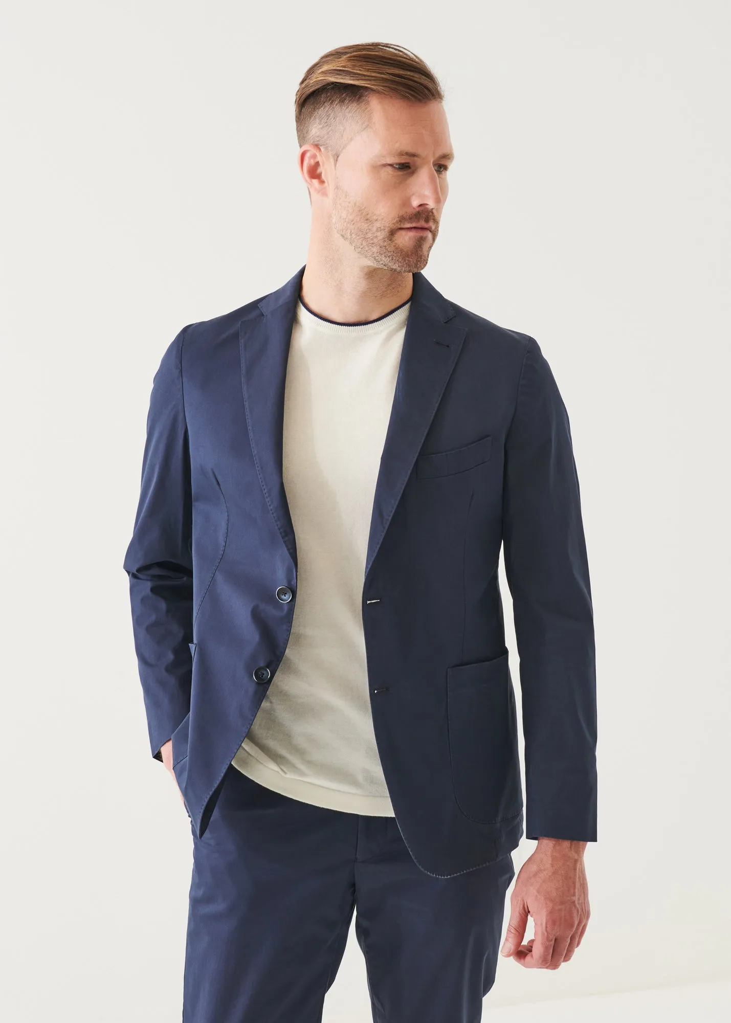 COTTON BLEND BLAZER