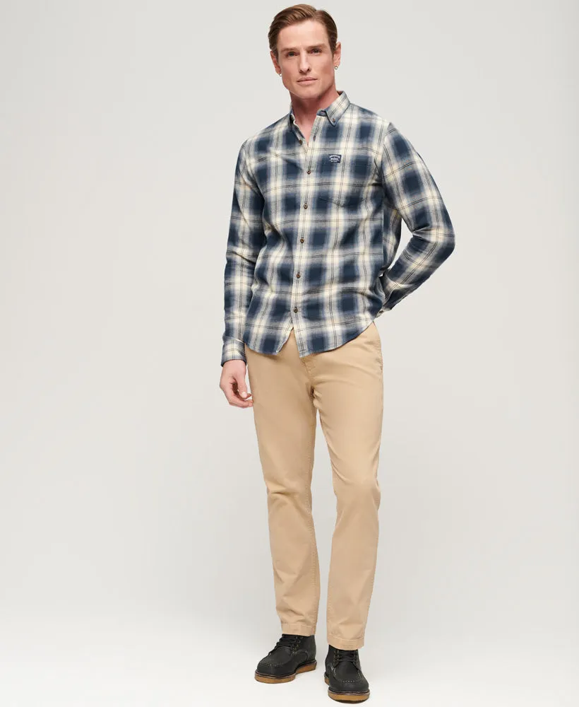 Cotton Lumberjack Shirt | Cedar Check Navy