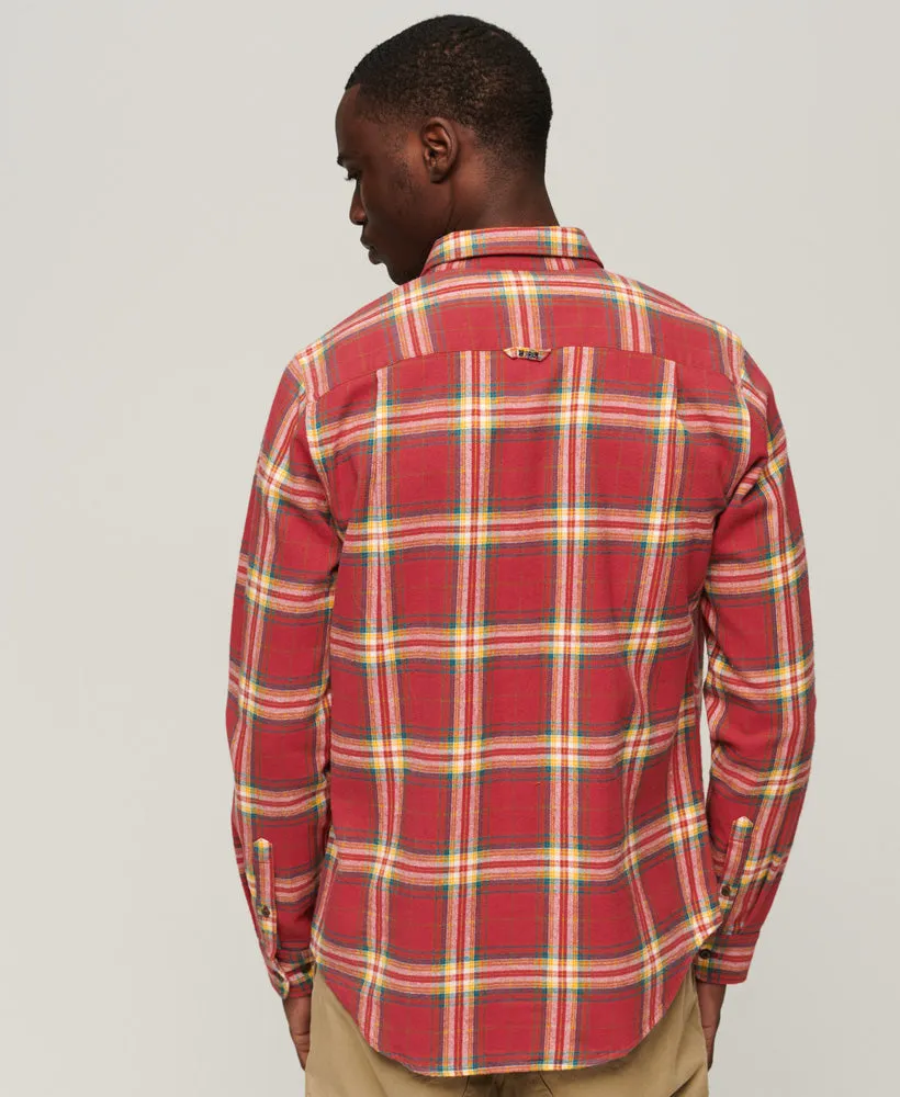 Cotton Lumberjack Shirt | Drayton Check Red