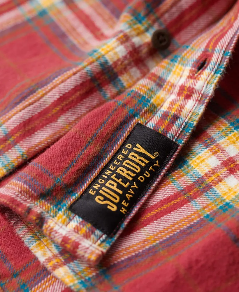 Cotton Lumberjack Shirt | Drayton Check Red