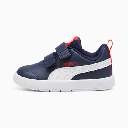 Courtflex V3 Sneakers - Infants 0-4 years | PUMA Navy-PUMA White-PUMA Red | PUMA Shoes | PUMA 