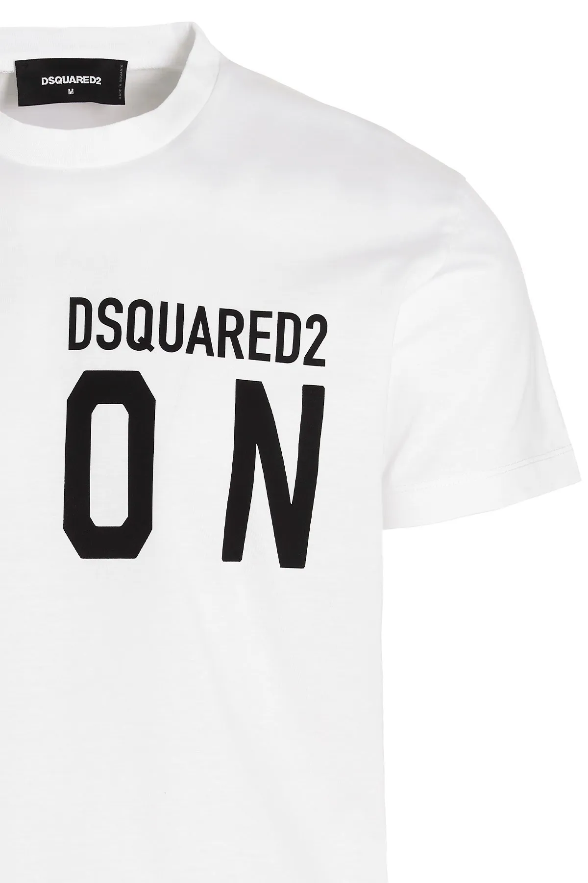 D SQUARED2  |Crew Neck Pullovers Street Style Plain Cotton Short Sleeves