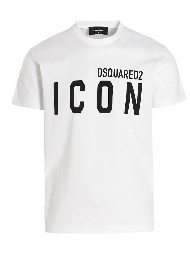 D SQUARED2  |Crew Neck Pullovers Street Style Plain Cotton Short Sleeves