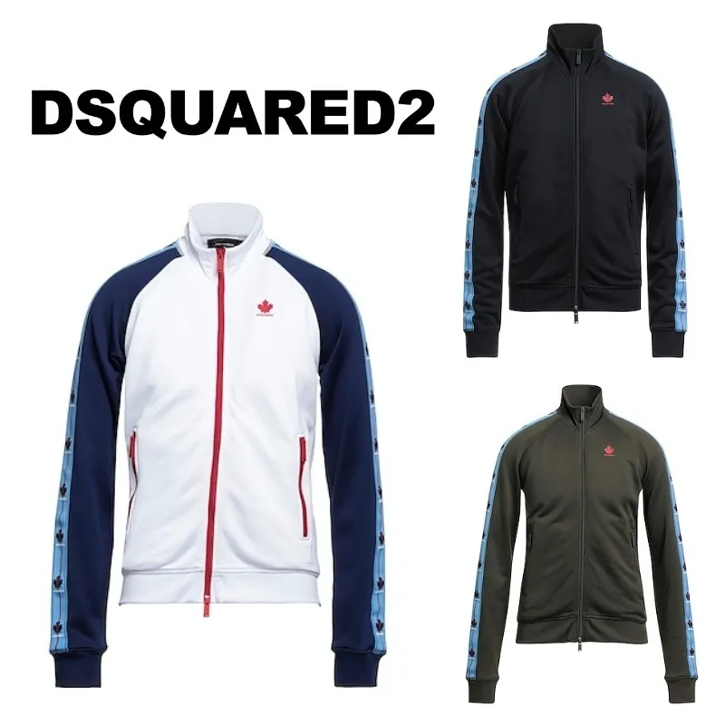 D SQUARED2  |Long Sleeves Logo Luxury Sweatshirts