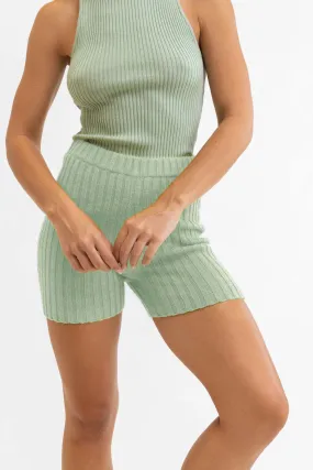 Daisy Knit Short Sage