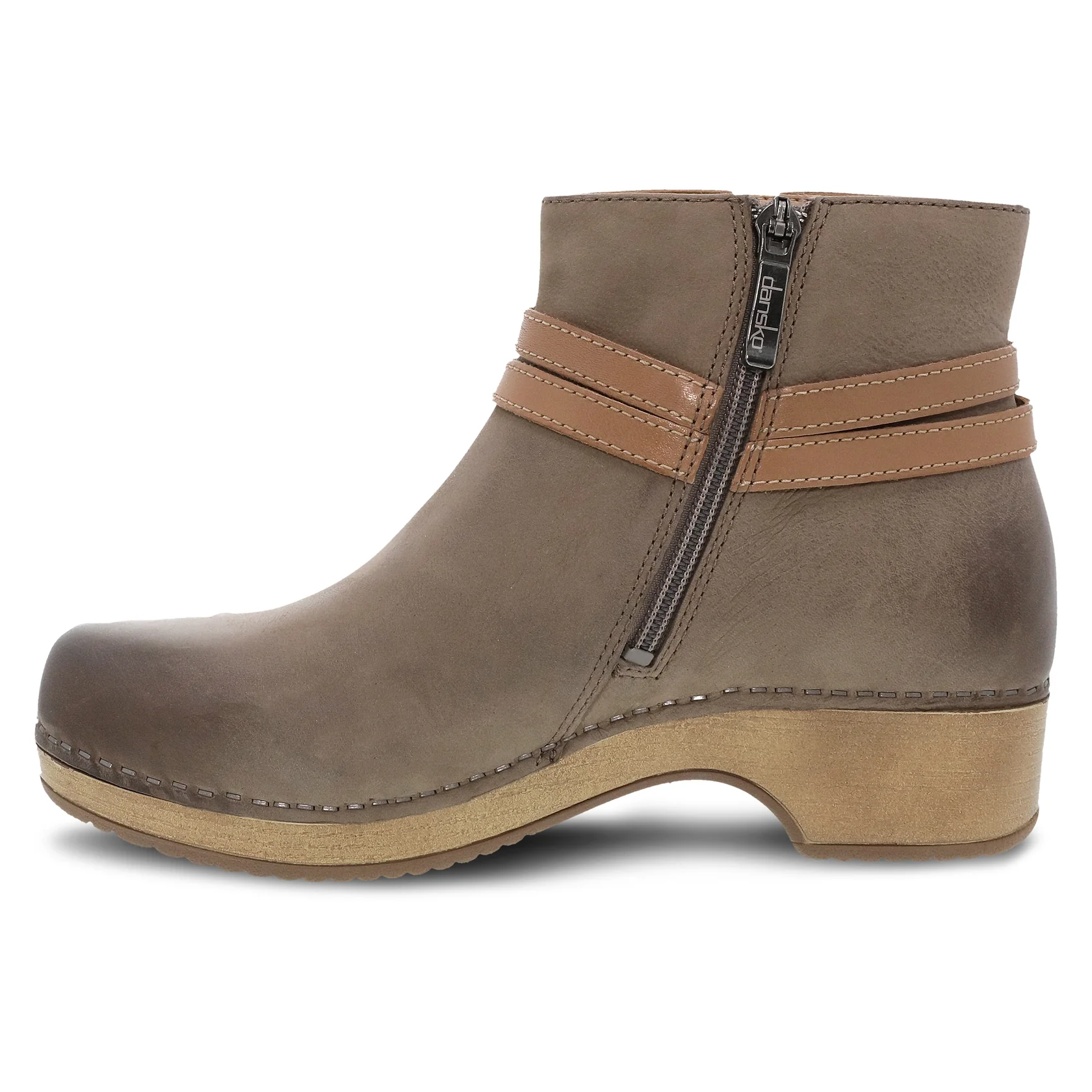 Dansko Women’s Brook Zip Up Boots- Taupe