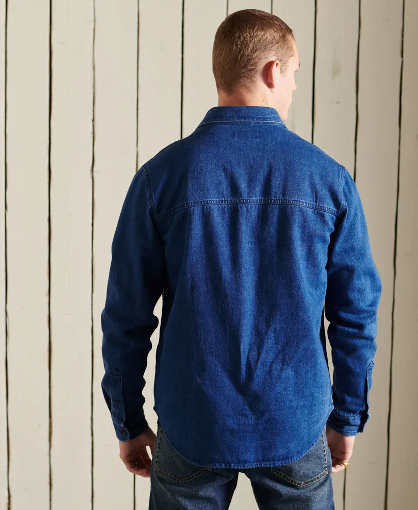 Denim Work Shirt | Mid Blue Wash