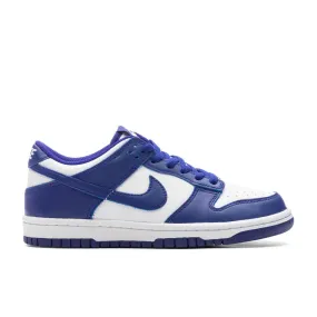 Dunk Low (GS) - White/Concord/University Red